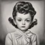 Placeholder: Judy garland, little girl,in the style of Margaret Keane