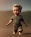 Placeholder: Brad Pitt toddler, full body, shoe, car, soft, dramatic lighting, hyper realistic