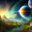 Placeholder: Landscape in space in high definition