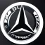 Placeholder: mercedes racing logo round badge