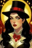 Placeholder: Zatanna under a love spell with hearts in her eyes