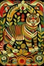 Placeholder: Borneo Folk Art Tiger illustration