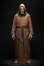 Placeholder: russian monk for a horror , silent hill style, 3d model, t-pose, full length, a pose, front face, for a videogame