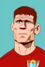 Placeholder: James Milner English football player cartoon 2d