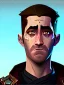 Placeholder: Portrait of a 30 year old strange gay warlock like Jake Gyllenhaal