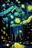 Placeholder: Stars over nyc style van gogh