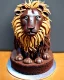 Placeholder: Lion model made of Chocolate cake