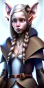 Placeholder: Cute and adorable femal elven adventurer with ultradetailed small elven ears dressed in a warm overcoat with survival gear, with adorable symmetric face and boots, in style of Cedric Peyravernay Art, anthropomorphic --ar 2:3 --beta --upbeta --upbeta