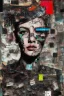 Placeholder: Ultra detailed medium portrait painting of anxiety , torn up collage of clippings, broken circuitry background, matrix effects, punk visual art, punk art aesthetic, graffiti art, pop surrealism, collage art, cluttered paint glitches