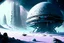 Placeholder: Modern Colony, Alien Planet, Winter, Cold, Blizzard, Distant Planet, Spaceship,