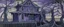 Placeholder: A purple haunted mansion covered in cobwebs painted by Edvard Munch