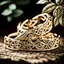 Placeholder: Elegant and intricate gold wedding bands with diamond accents