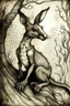 Placeholder: Kangaroo in the style of Arthur rackham