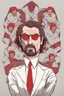 Placeholder: an angry man who looks like Hans Gruber wearing solid red glasses