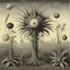 Placeholder: Credit farmer, surreal plants which grow credit tokens, by Max ernst, weirdcore, art from beyond