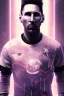 Placeholder: lionel Messi face style cyberpunk