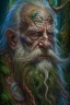 Placeholder: Swamp Thing, real old man with long beard looks like a trump character, ominous, facepaint, waist up portrait, intricate, oil on canvas, masterpiece, expert, insanely detailed, 4k resolution, retroanime style, cute big circular reflective eyes, cinematic smooth, intricate detail , soft smooth lighting, soft pastel colors, painted Renaissance stylestyle