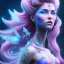 Placeholder: portriate of beautiful blue pink transprent na'vi fairy,volumetric lighting, particals, intricate detail,realistc, close up,sparkling eyes, fluorescent skin,longblond hair