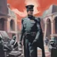 Placeholder: Imperial officer's planned occupation of Arenthia, in gouache painting art style