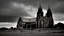 Placeholder: ancient cathedral against a darkening sky