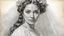 Placeholder: old postcard, white background, bride, black and white pencil drawing, 3d, 64k, high resolution, high detail, computer graphics, hyperrealism, f/16, 1/300 sec. digital painting, double exposure,