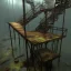 Placeholder: abondoned mine shaft with long metal staircase into murky brackish water, endless mine shaft, flooded, 8k resolution, 3D octane render, intricate, sharp, crisp, ultraHD, digital art, detailed matte, volumetric lighting George Grie, Anne Dittman, Anne Stokes, Lisa Parker, Selina French, brian froud, howard lyon,