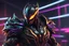 Placeholder: Venom Shredder in 8k solo leveling shadow artstyle, sombra them, close picture, rain, Shredder helmet, neon lights, intricate details, highly detailed, high details, detailed portrait, masterpiece,ultra detailed, ultra quality