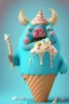 Placeholder: animal character for an ice cream