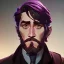 Placeholder: Portrait of a 30 year old warlock like Jake Gyllenhaal, Sherlock Holmes and Mary Poppins