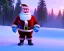 Placeholder: Santa horror, natural environment, hyper detailed, hyper realism, pixar character, sweet and gentle, friendly,