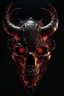 Placeholder: a devil's skull with circuitry for horns