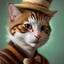 Placeholder: The cat in the hat Modifiers: highly detailed 8k oil on canvas high detail crisp quality colourful #creepy #Dr. Suess's