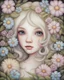 Placeholder: Portrait of a girl in flowers by Jeremiah Ketner