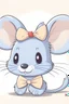 Placeholder: A cute drawing of a mouse wearing a bow on her head