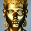 Placeholder: gold man, beautiful, soft, blue eyes, hight definition, 8k