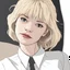 Placeholder: Portrait of a business woman as consultant with blonde short hair similar to Maria Lachowicz