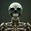 Placeholder: a skeleton mage wearing a cloac, steam punk, realistic, made in octane, cinematic, ultra-realistic, extremely detailed octane rendering, 8K, VRAY Super Real ar 2:3, dof photorealistic futuristic 50mm lens hard lighting dark gray tintype photograph, realistic lighting, sepia color