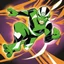 Placeholder: A digitally illustrated image of Ben 10, the famous cartoon character, in an action-packed scene with vibrant colors and dynamic poses to bring out his superpowers and adventurous spirit.energy and beauty of this moment.