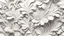 Placeholder: Hyper Realistic Abstract White Floral Patterns White Wall