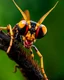 Placeholder: a national geographic style photograph of spider wasp lizard xenomorph hybrid