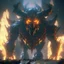 Placeholder: giant tar demon lord, unreal engine 5, 8k resolution, photorealistic, ultra detailed