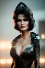 Placeholder: lisa ann as evil queen in black leather gown, cleavage, angry, stern look, unreal 5, octane render,cinema4d, dynamic lighting, dramatic lighting, 4k, redshift render, highly detailed, hyper realistic