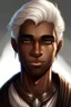 Placeholder: can you make a brown skin male 20 year old wizard with silver eyes