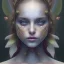 Placeholder: Portrait of beautiful girl, face dept of field,face shining, plant, metal, feathers,central weight average, CWA Dryad, fae, sidhe, ominous, nature, plants, wildflower sparkle,wildflower 3d view, facepaint, dnd character portrait, intricate, oil on canvas, masterpiece, expert, insanely detailed, 4k resolution, retroanime style, cute big circular reflective eyes, cinematic smooth, intricate detail , soft smooth lighting, soft pastel colors, painted Renaissance style,sharp fucus, bokeh,