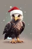 Placeholder: christmas cute baby eagle