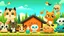 Placeholder: "Craft a captivating YouTube banner for Paw Playground, a Pets and Animals channel, sized at 2560 x 1440 pixels. Infuse the design with an array of charm and cuteness, incorporating up to 10 different types of animals. Feature a diverse ensemble of adorable animals, from playful puppies and curious kittens to exotic birds and fuzzy rabbits. Arrange them in a harmonious composition, creating a lively and inviting atmosphere. Use vibrant colors to evoke joy and warmth, aligning with the channel'