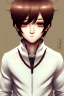 Placeholder: Shota, cute, brown hair, portrait, shy, blushing