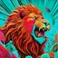 Placeholder: as valiant as the lion, churlish as the bear, neo surrealism, by Gerald Scarfe, hypersurreal fantastical detailed 3D artwork, deep color, intricate detail, splash screen, complementary colors, trending on DeviantArt