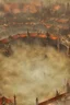 Placeholder: fantasy medieval fighting arena from above