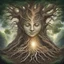 Placeholder: Divine mother tree sharing its love from its roots, branches, and leaves